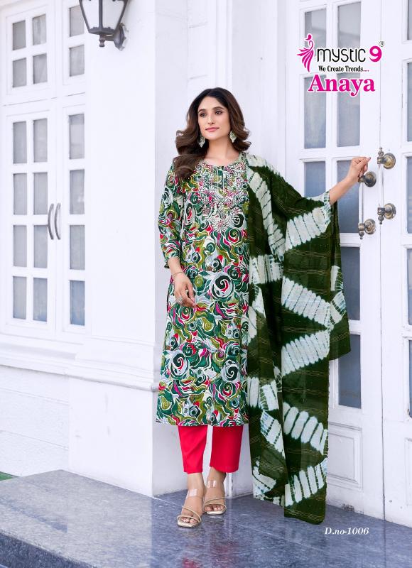 Mystic 9 Anaya Vol 1 kurti with bottom wholesale