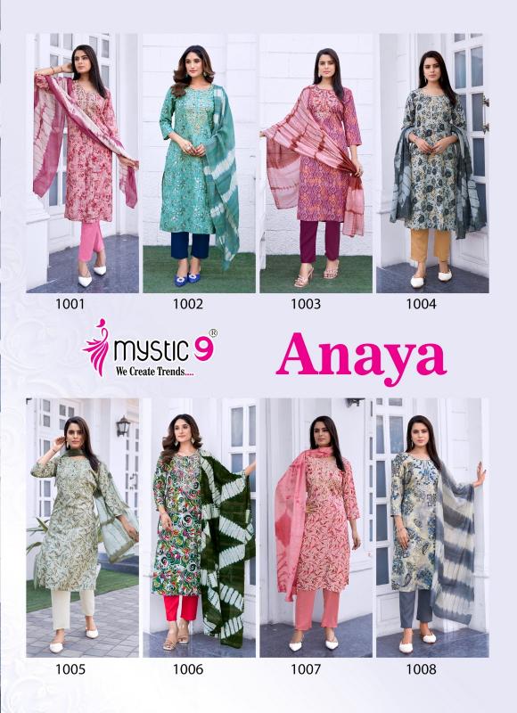 Mystic 9 Anaya Vol 1 kurti with bottom wholesale