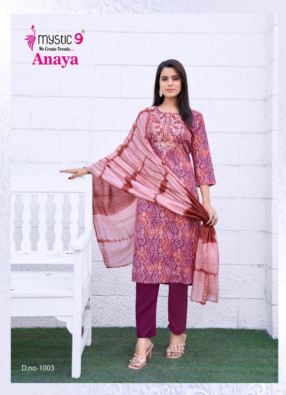 Mystic 9 Anaya Vol 1 kurti with bottom wholesale