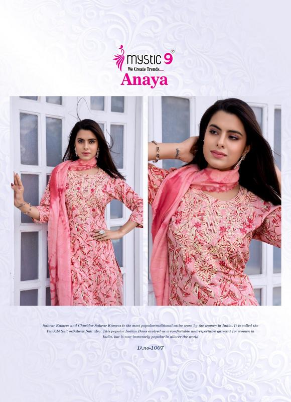 Mystic 9 Anaya Vol 1 kurti with bottom wholesale