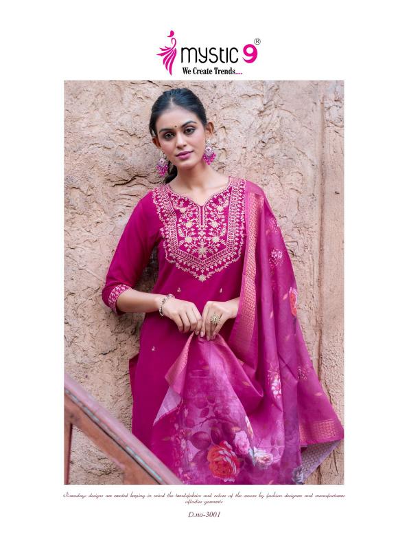 Mystic 9 Fiza Vol 3 catalogue design kurti