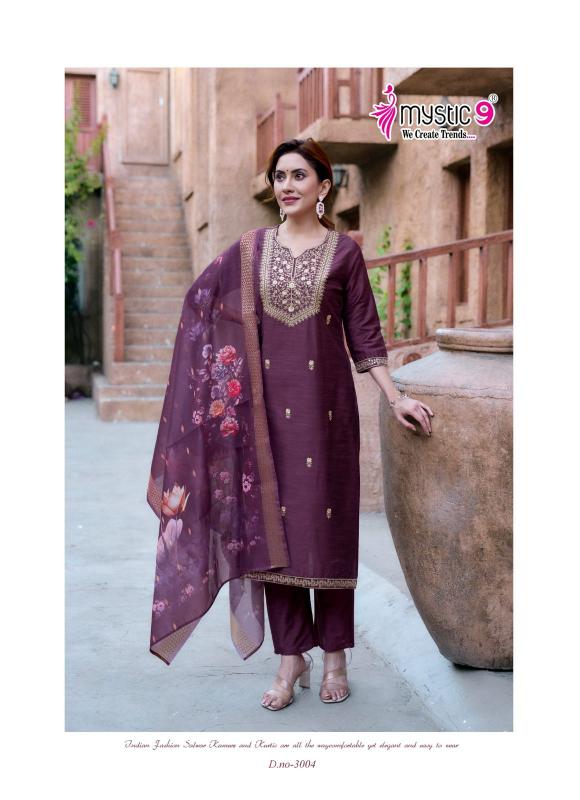 Mystic 9 Fiza Vol 3 catalogue design kurti