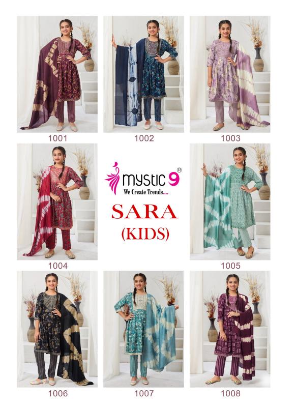 Mystic 9 Sara Vol 1 Catalog kurti with dupatta catalogue