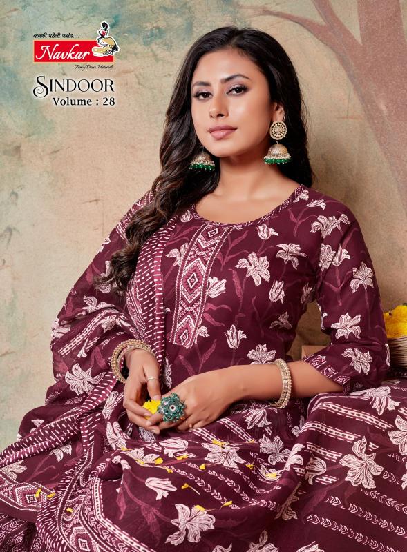 Navkar Sindoor Vol 28 Catalog cotton catalogue kurtis online