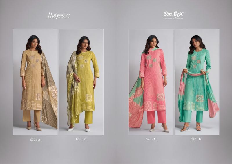 Omtex Majestic Catalog lawn cotton salwar kameez