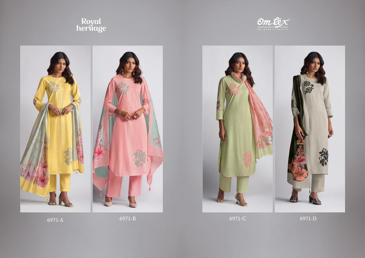 Omtex Royal Heritage Catalog salwar kameez surat wholesale