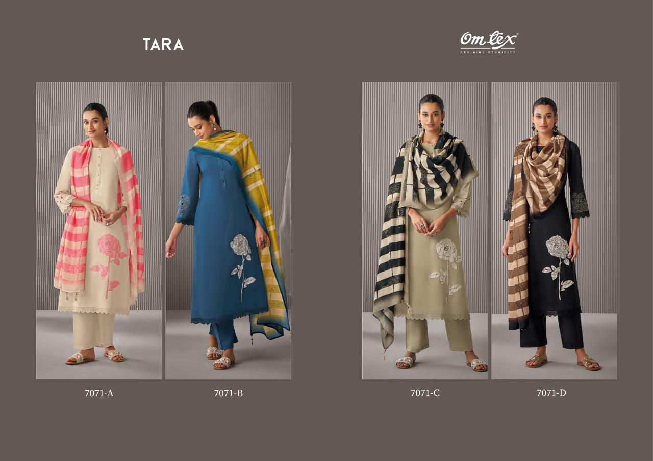 Omtex Tara Catalog suit catalogue design