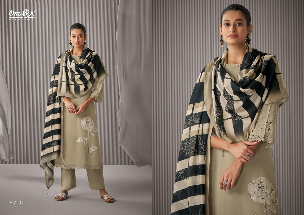 Omtex Tara Catalog suit catalogue design