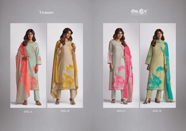 Omtex Twamev Catalog wholesale saree and salwar kameez suppliers in india