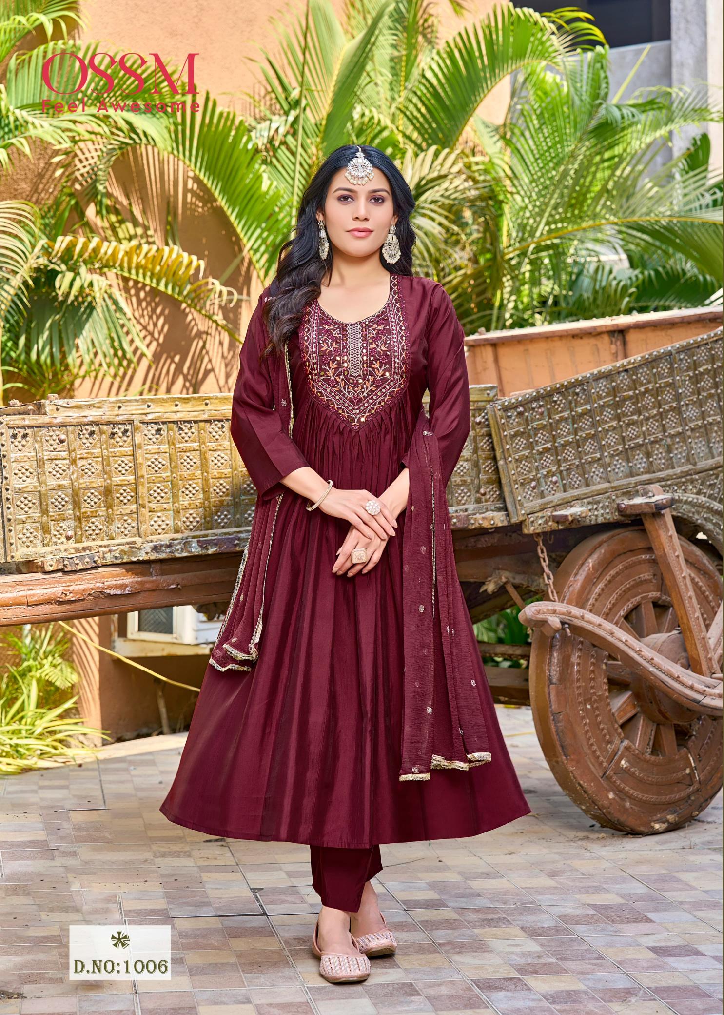 Ossm Rutbaa Catalog anarkali kurti wholesale catalogue