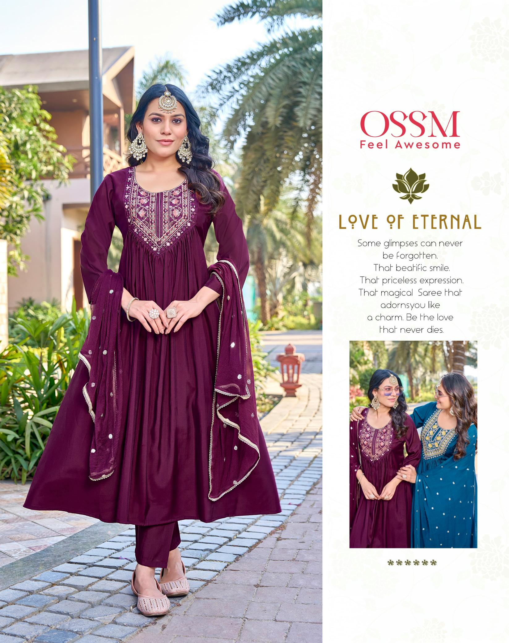 Ossm Rutbaa Catalog anarkali kurti wholesale catalogue