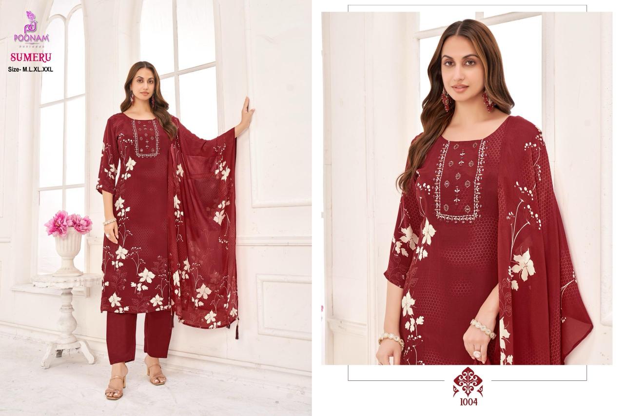 Poonam Sumeru catalog kurti for women wholesale