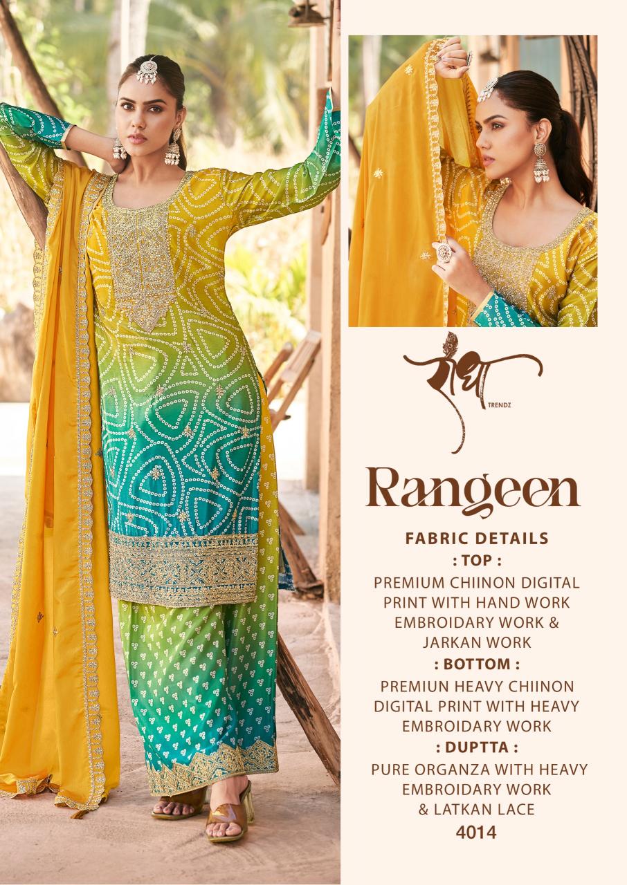 Radha Trendz Rangeen Catalog designer salwar suit online shopping