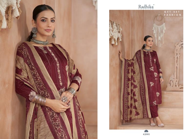 Radhika Azara Julie Catalog  Jam Cotton online dress material purchase link wholesale