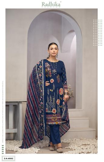 Radhika Azara Shajiya Catalog pakistani lawn cotton dress material wholesale surat