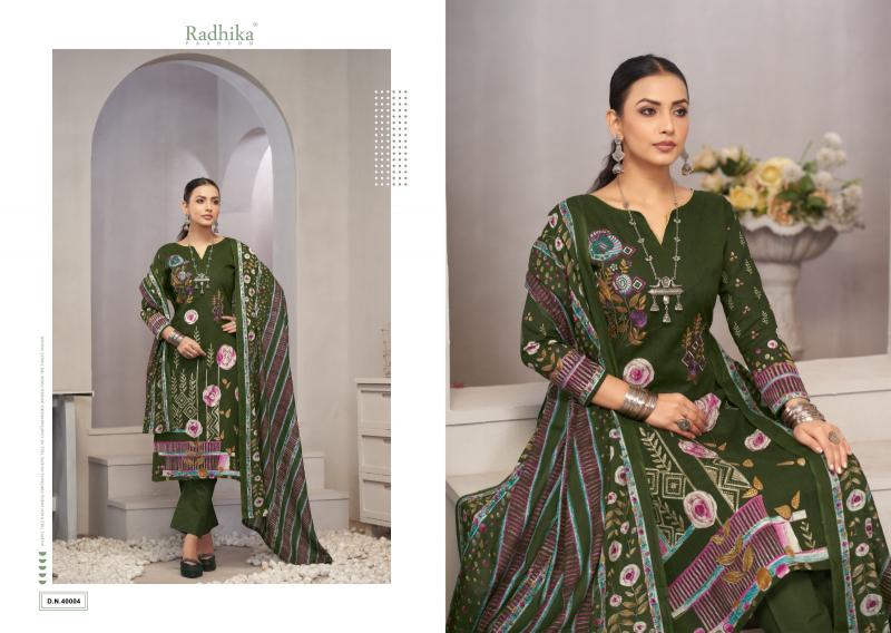 Radhika Azara Shajiya Catalog pakistani lawn cotton dress material wholesale surat
