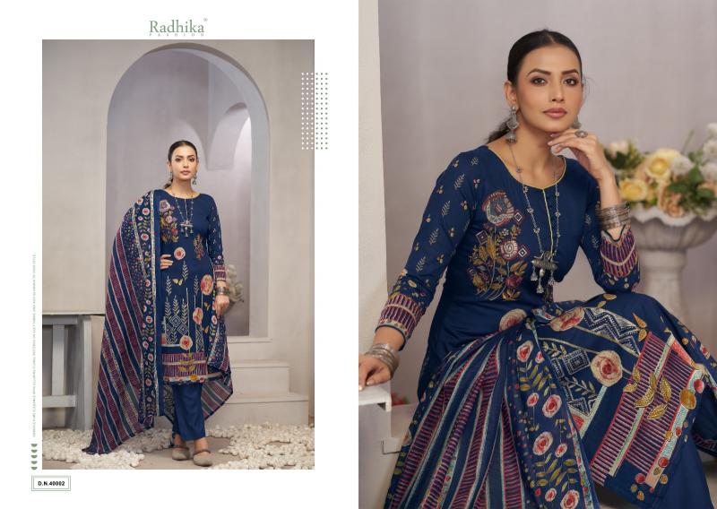 Radhika Azara Shajiya Catalog pakistani lawn cotton dress material wholesale surat