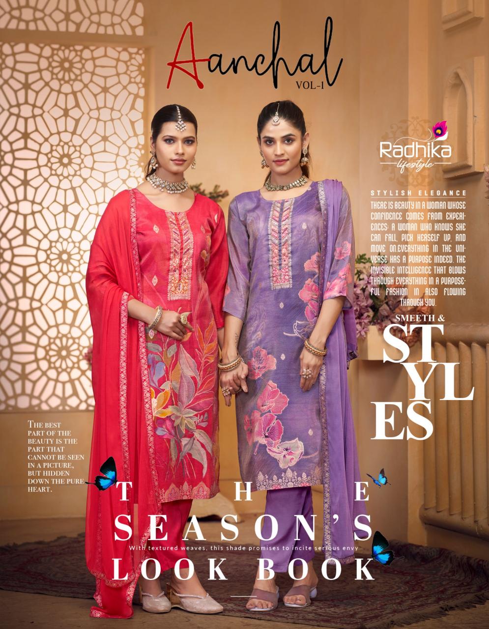 Radhika Lifestyle Aanchal Vol 1 Catalog kurti designs catalogue manufacturer wholesale