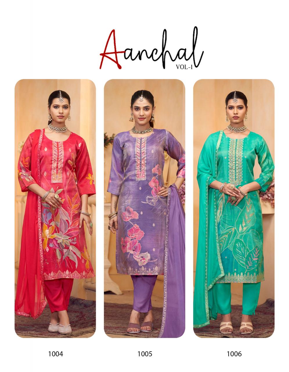 Radhika Lifestyle Aanchal Vol 1 Catalog kurti designs catalogue manufacturer wholesale