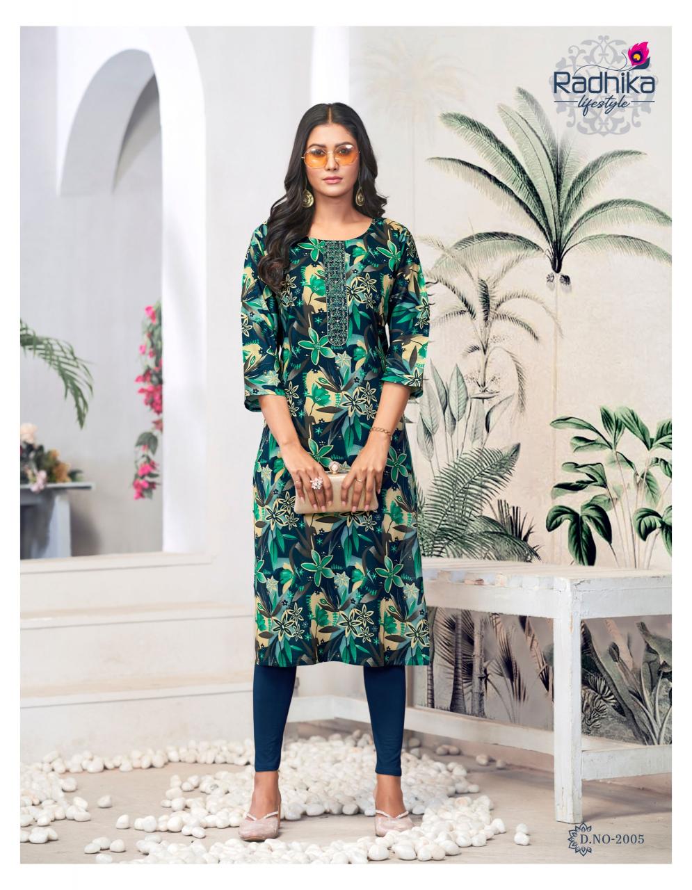 Radhika LifeStyle Alisha Vol 2 Catalog wholesale kurtis catalogue with price