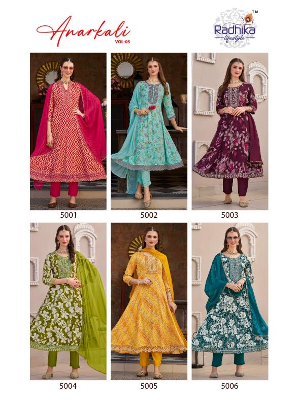 Radhika LifeStyle Anarkali Vol 5 Catalog kurti catalogue wholesale in delhi