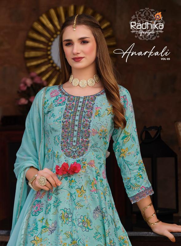 Radhika LifeStyle Anarkali Vol 5 Catalog kurti catalogue wholesale in delhi