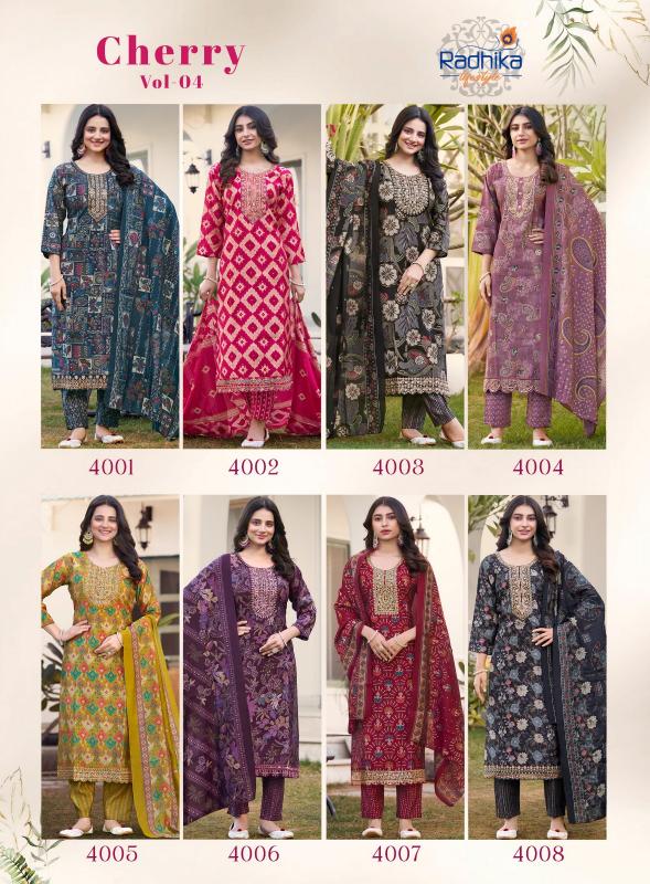 Radhika Lifestyle Cherry Vol 4 Catalog hiva kurtis catalogue