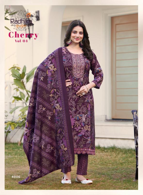 Radhika Lifestyle Cherry Vol 4 Catalog hiva kurtis catalogue