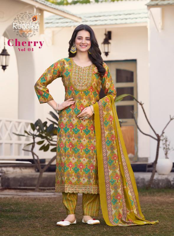 Radhika Lifestyle Cherry Vol 4 Catalog hiva kurtis catalogue
