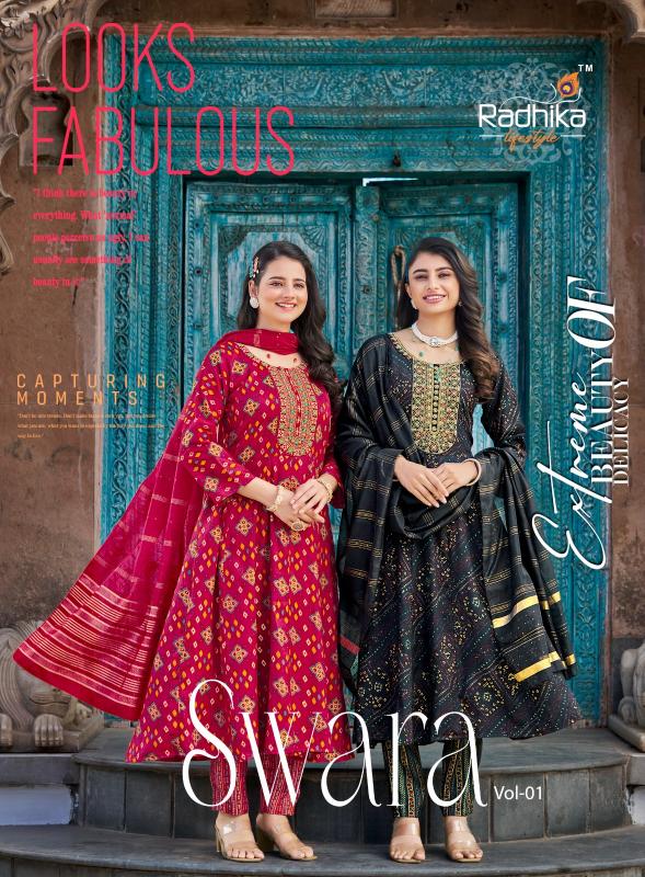 Radhika LifeStyle Swara Vol 1 Catalog kurti set pant