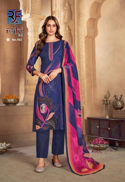 RahiFab Rose Gold Vol-1 – Heavy Embroidery Dress Material - Wholesale Catalog