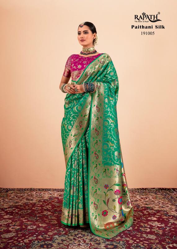 Rajpath Shailja Catalog Paithani Silk With Zari Weaving dhakai saree online shopping india