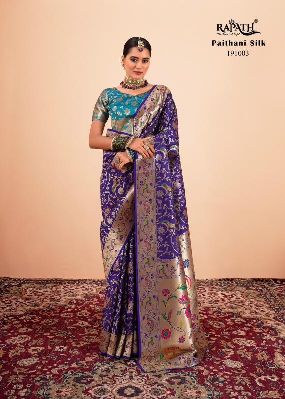 Rajpath Shailja Catalog Paithani Silk With Zari Weaving dhakai saree online shopping india
