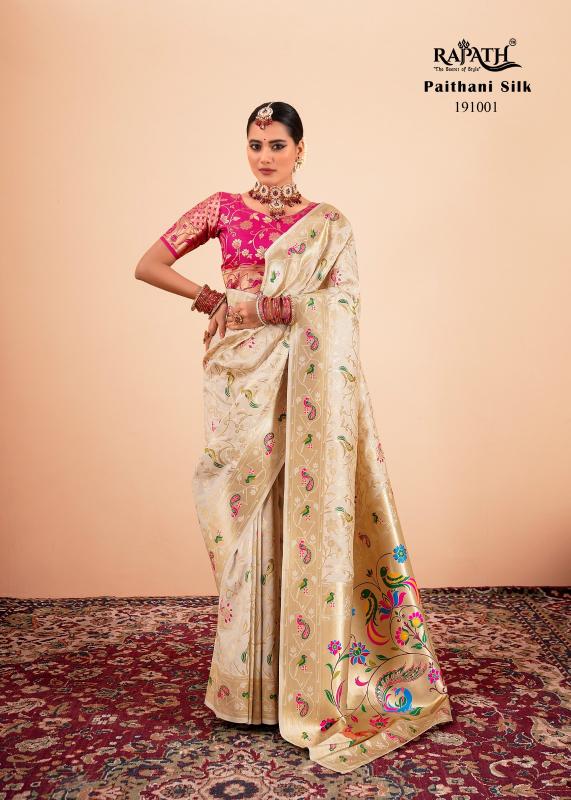Rajpath Shailja Catalog Paithani Silk With Zari Weaving dhakai saree online shopping india