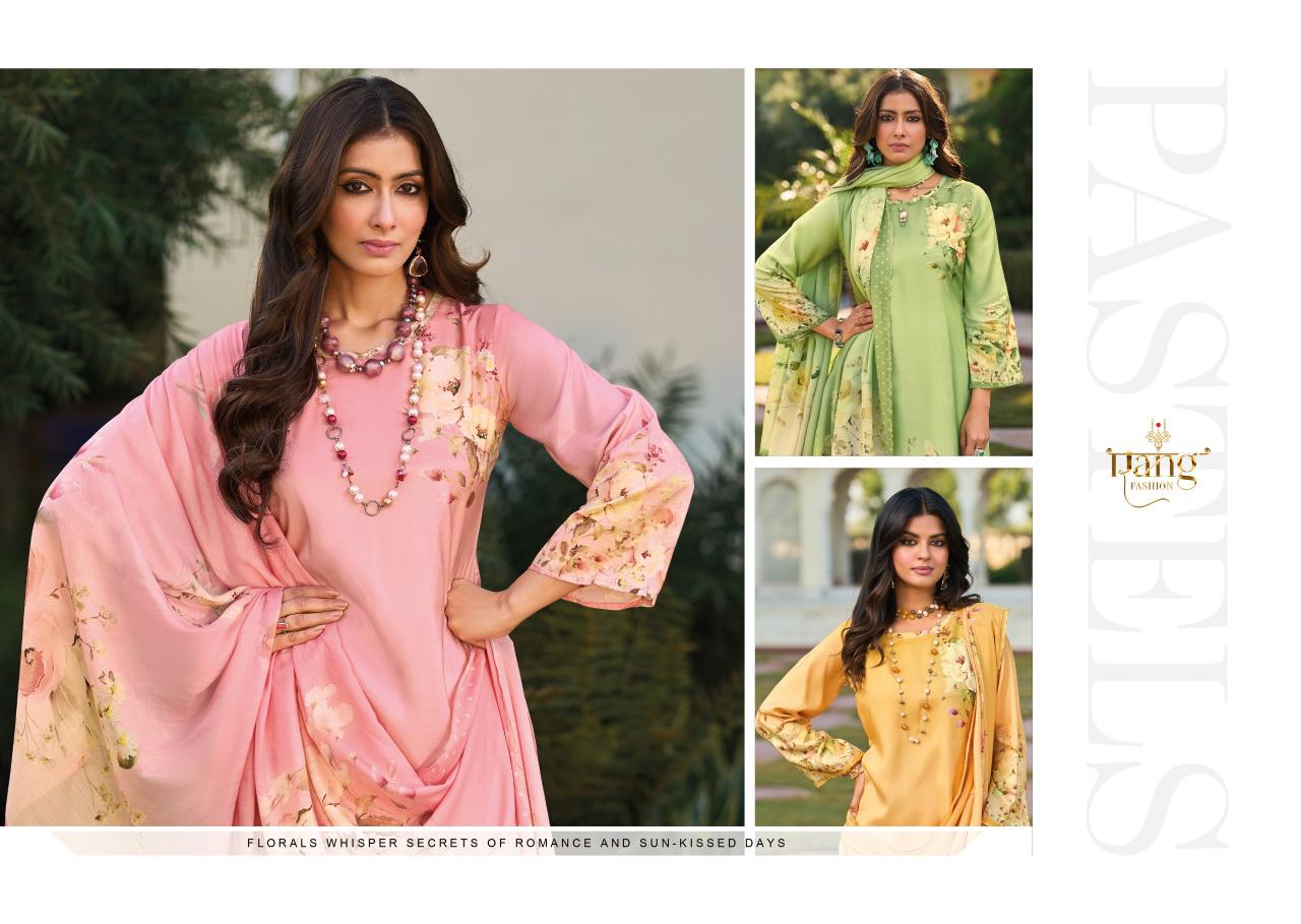 Rang Fashion Pastels Catalog unstitched salwar kameez wholesalers kolkata
