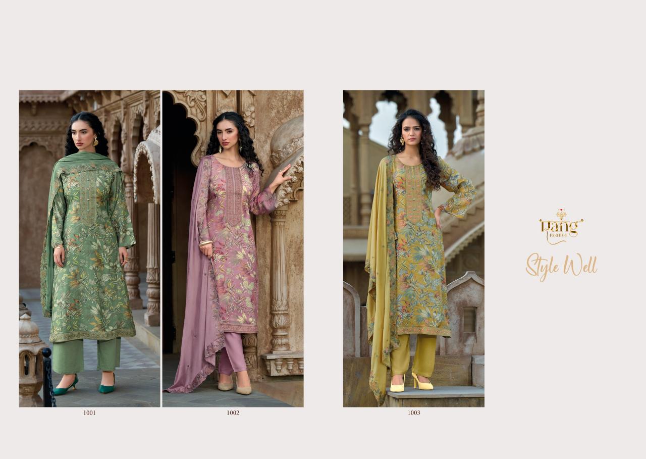 Rang Fashion Style Well Catalog myntra party wear salwar suit