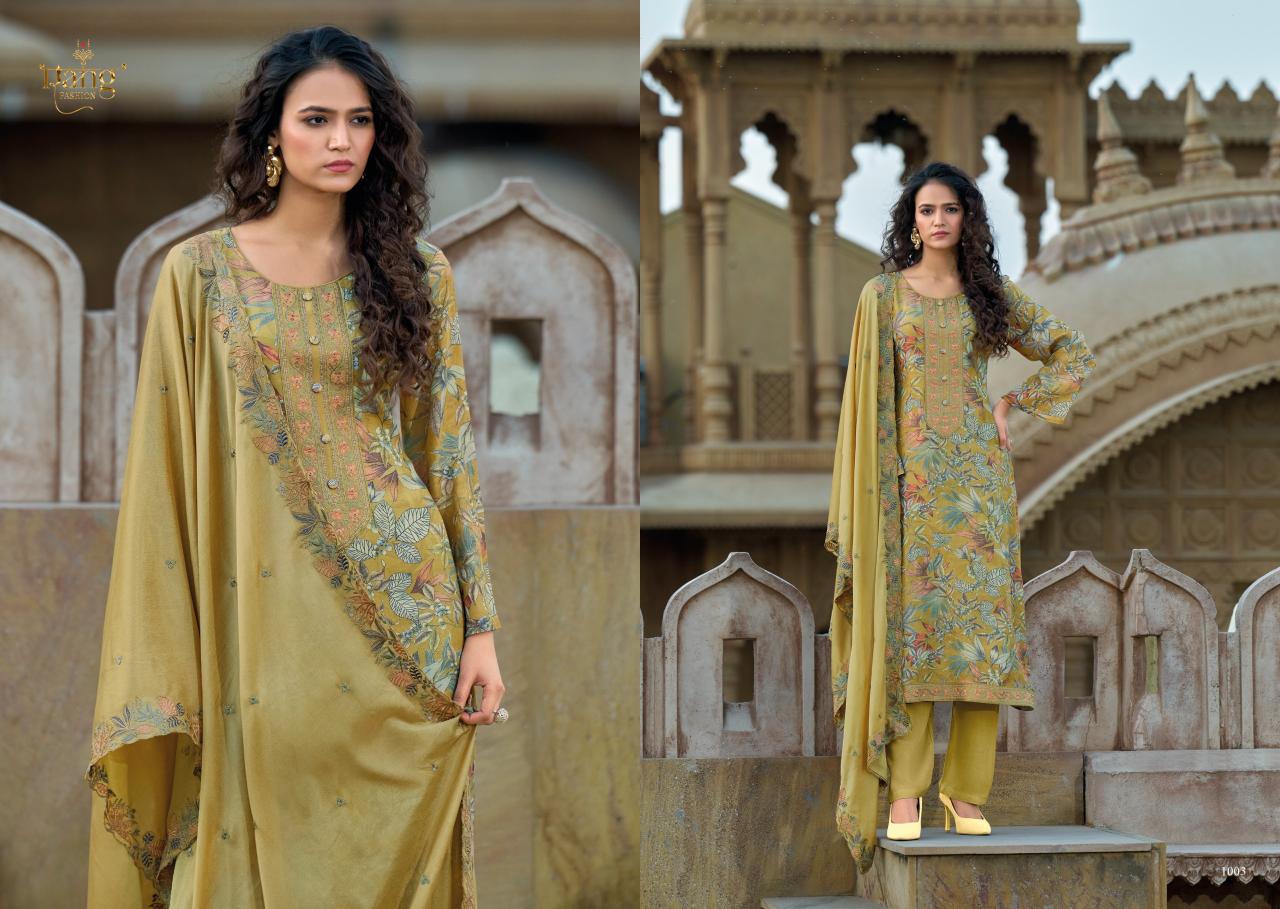 Rang Fashion Style Well Catalog myntra party wear salwar suit