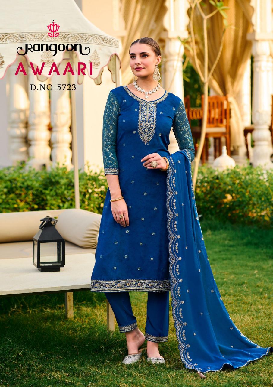 Rangoon Awaari Catalog desighner catalogue kurti by nitya