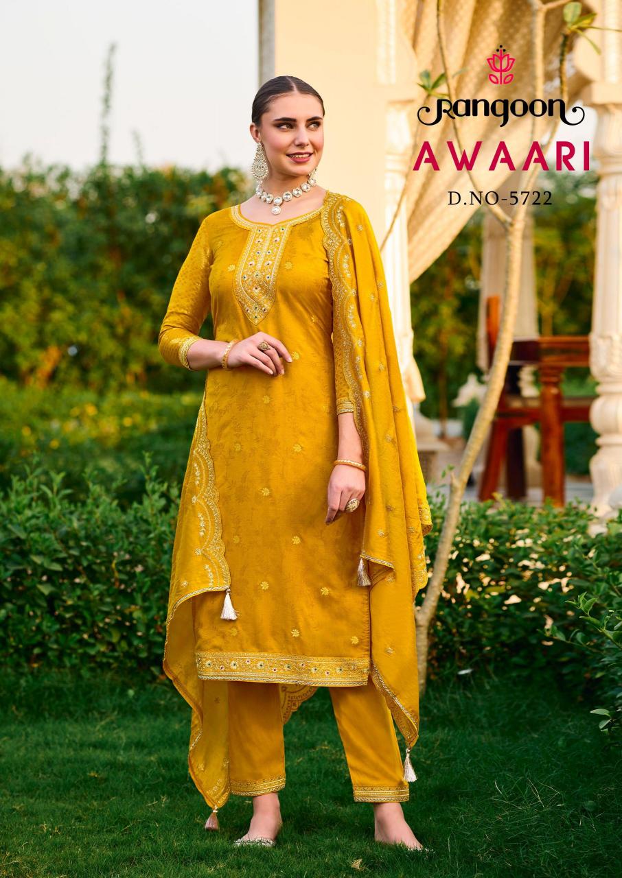 Rangoon Awaari Catalog desighner catalogue kurti by nitya