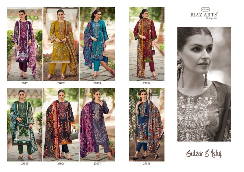 Riaz Arts Gulzar E Ishq Catalog kalbadevi dress material wholesale