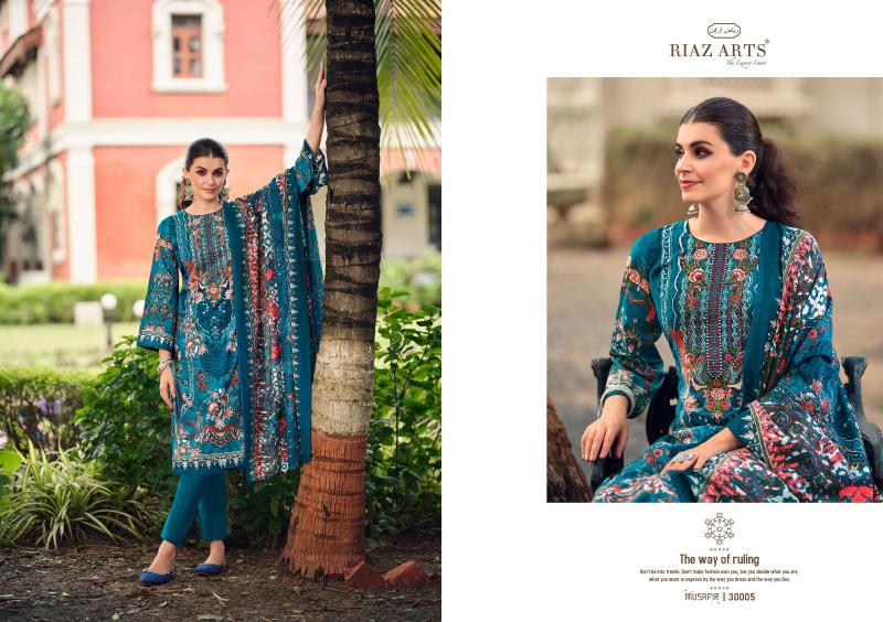 Riaz Arts Musafir Vol 19 Catalog work dress material wholesale in ahmedabad