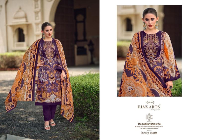 Riaz Arts Musafir Vol 19 Catalog work dress material wholesale in ahmedabad