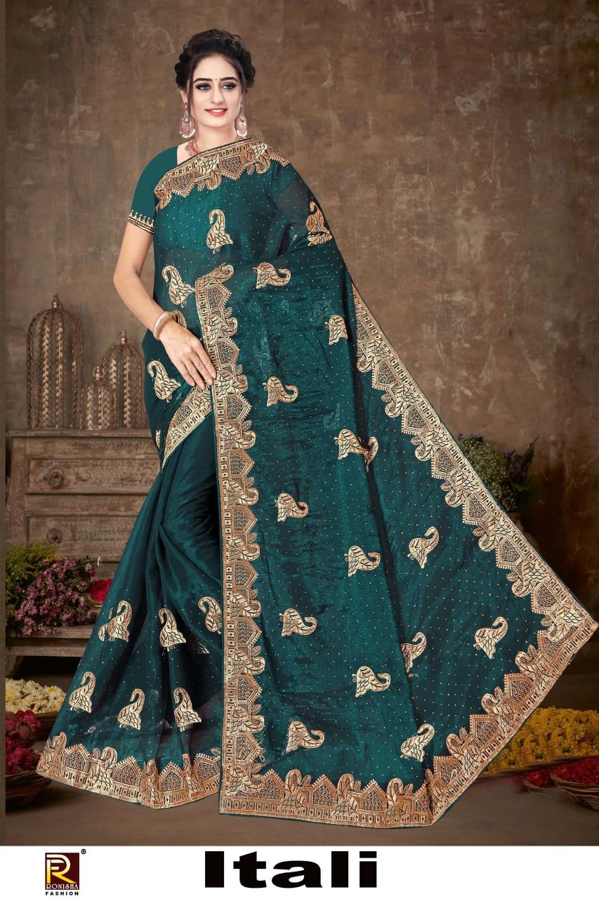 Ronisha Itali Catalog famous saree stores in india