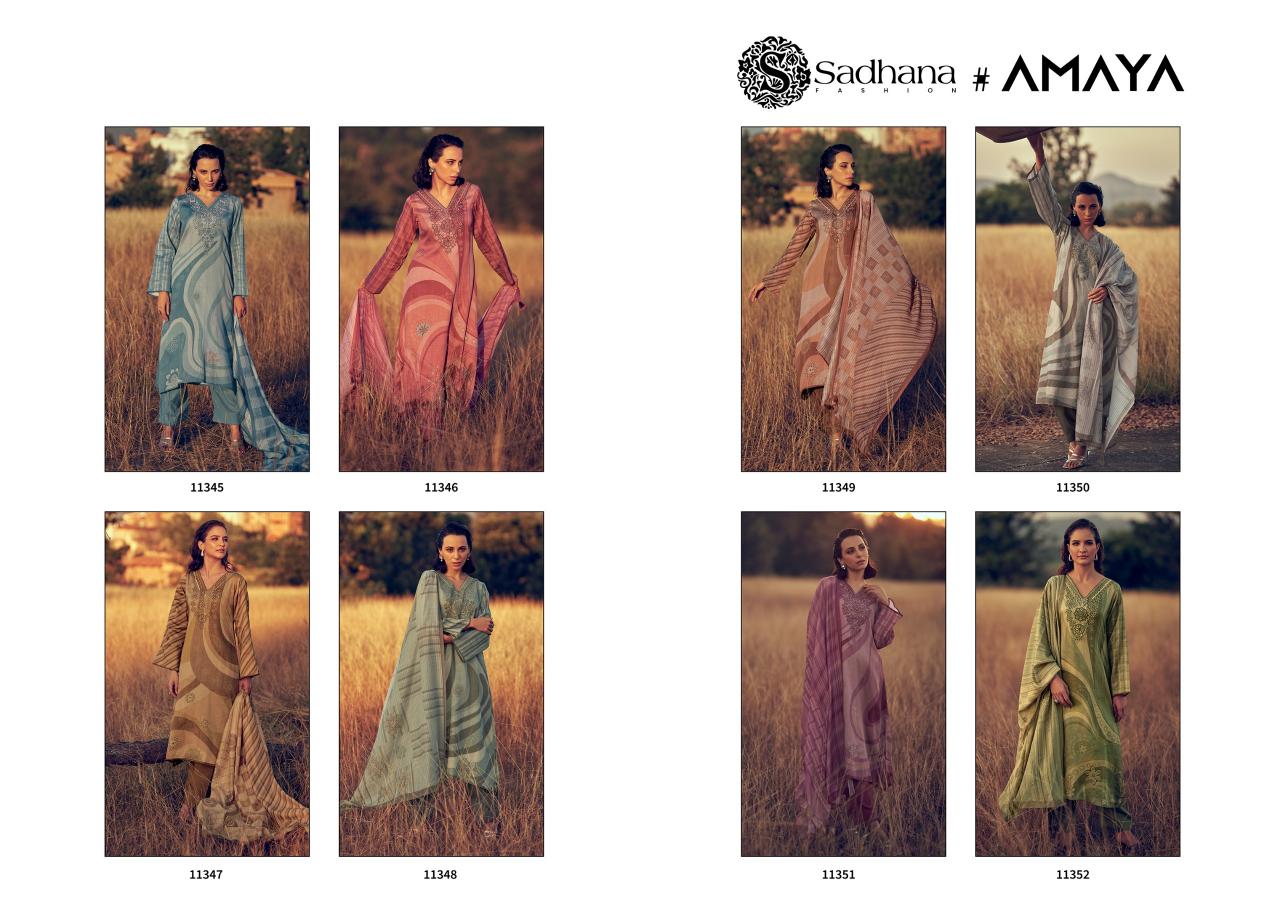 Sadhana Fashion Amaya Catalog salwar kameez materials wholesale bangalore