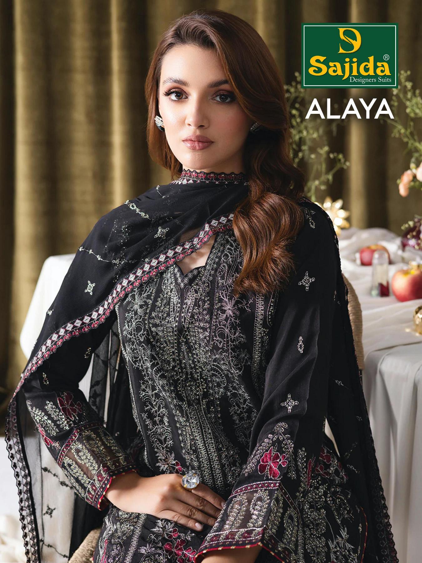 Sajida Alaya Vol 1 (1008 to 1010) Catalog pakistani winter suits online india
