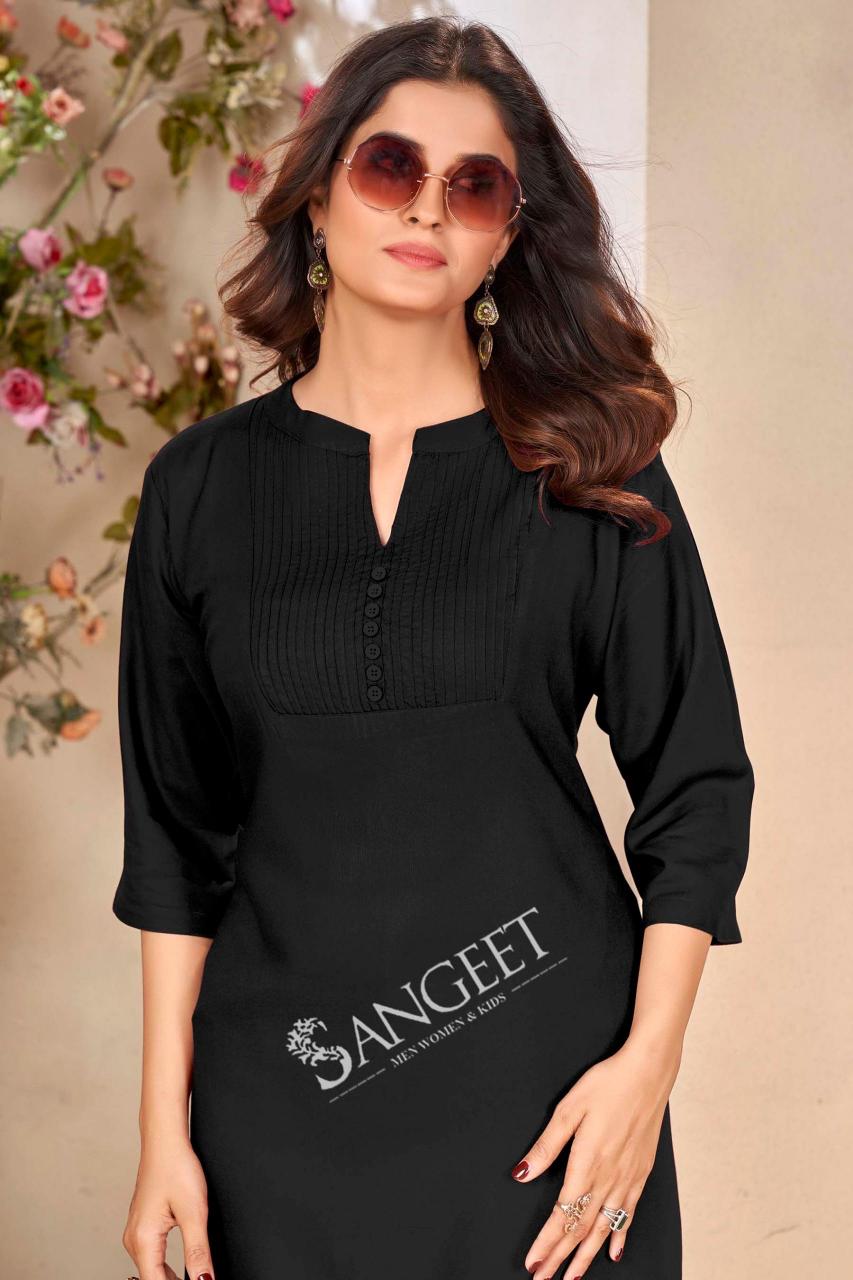 Sangeet Pintex Catalog kurti back stylish designs catalogue