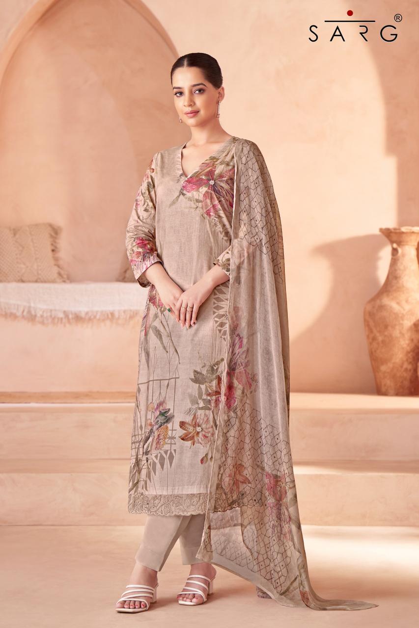 Sarg Riya Catalog cotton suits pakistani