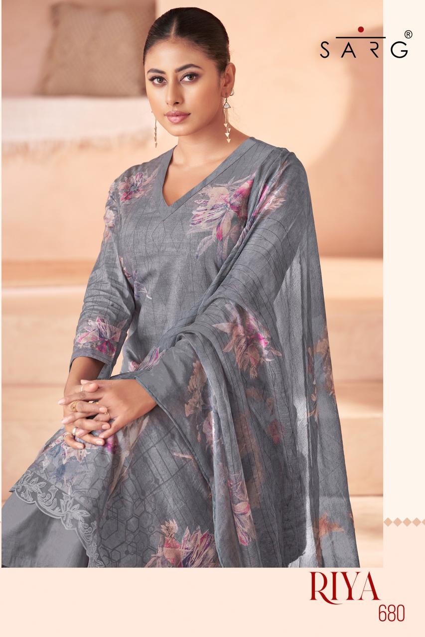 Sarg Riya Catalog cotton suits pakistani