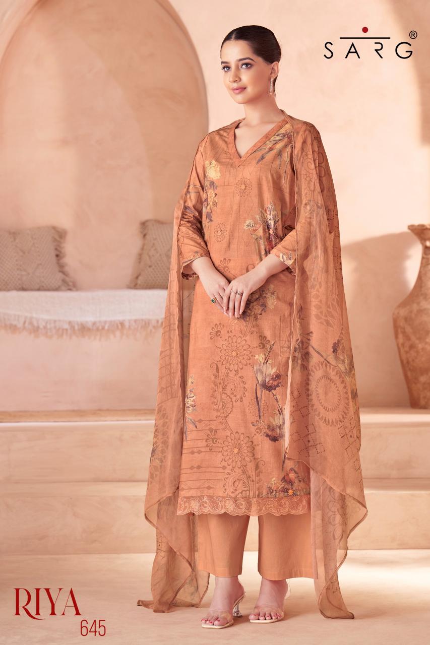 Sarg Riya Catalog cotton suits pakistani