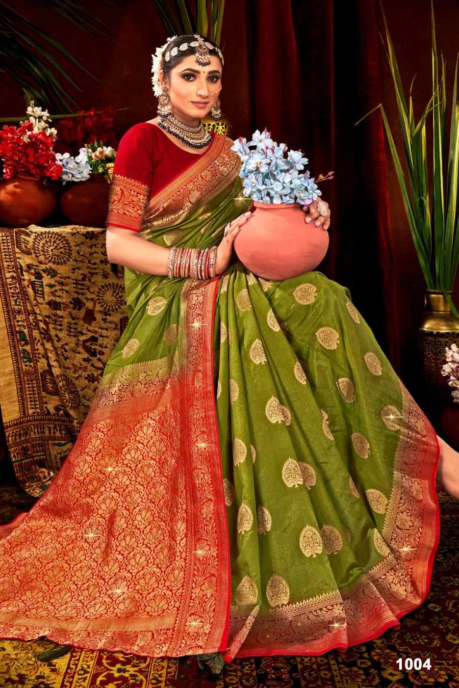 Saroj Prapti dola swarovski vol.1 Soft dola silk in surat with price wholesale